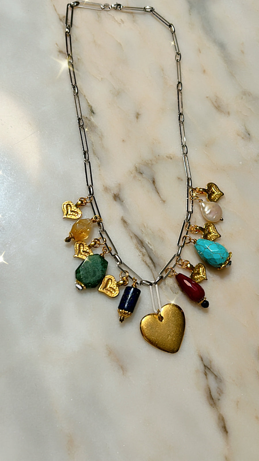 Charmed hearts Necklace