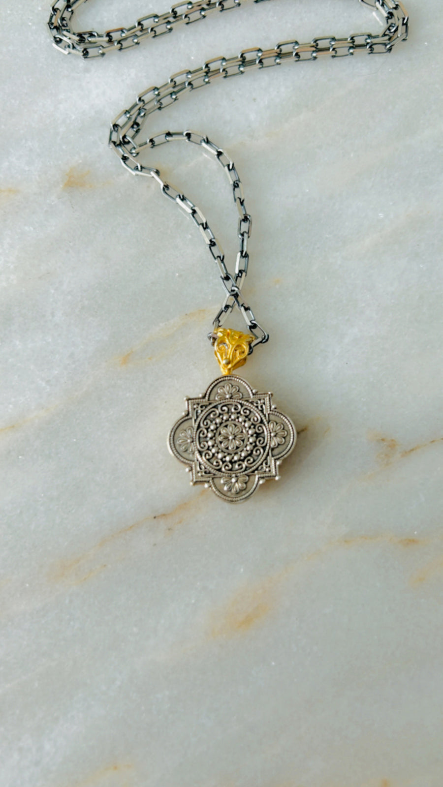 Byzantino Ox Eye Pendant