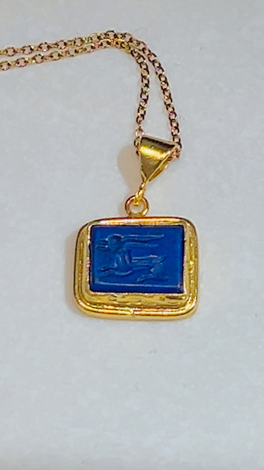 Intaglio Amulet pendant necklace