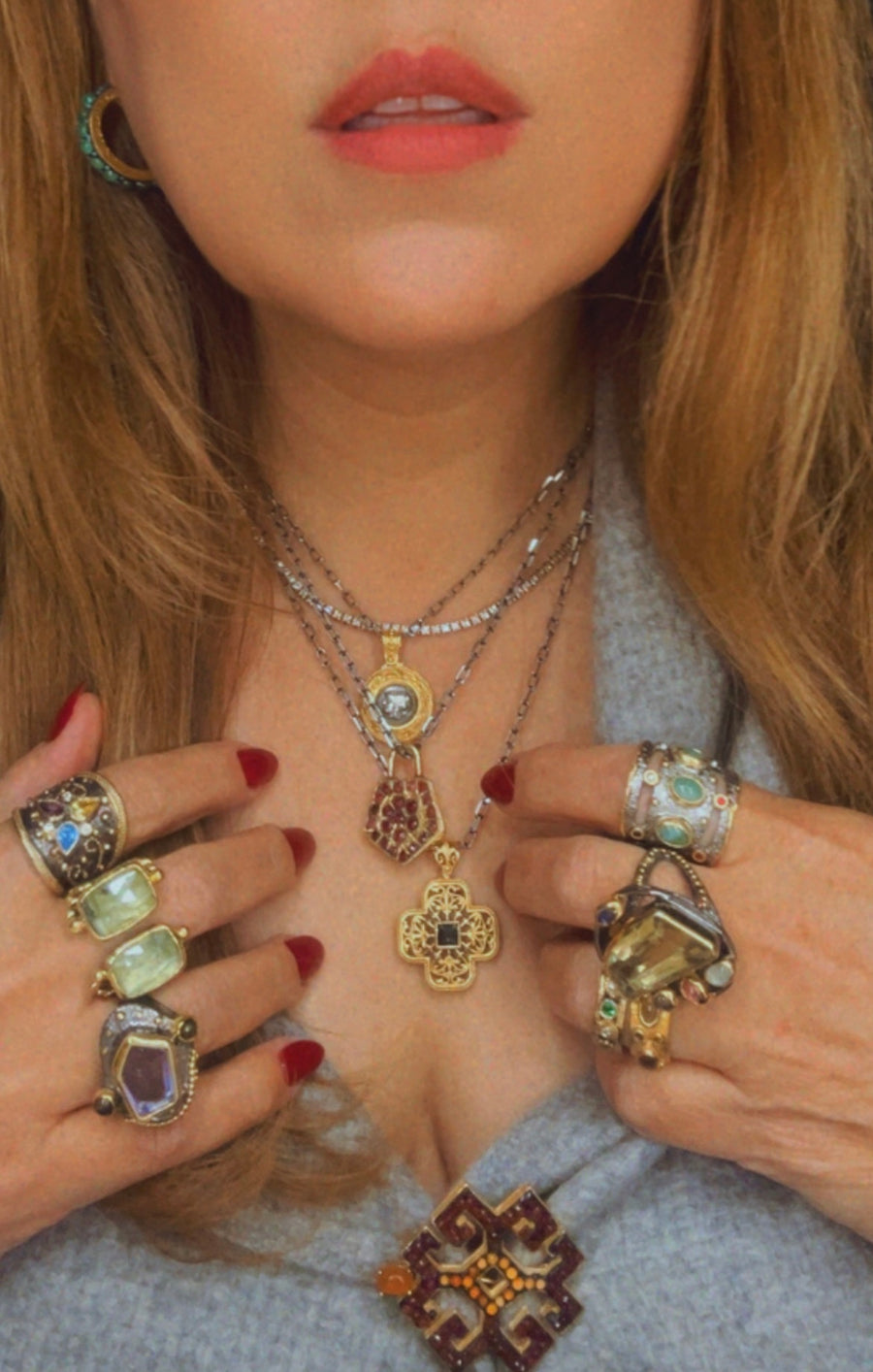 Byzantino Lock Pendants