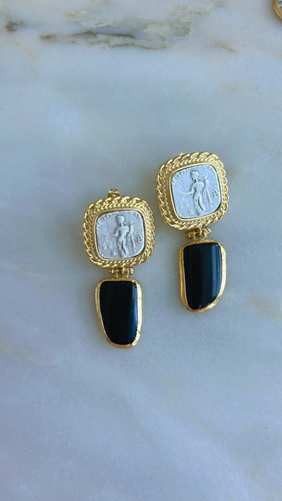 Costanas Coin Earrings