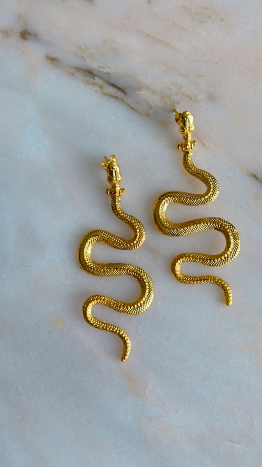 Snake Earrings (long)