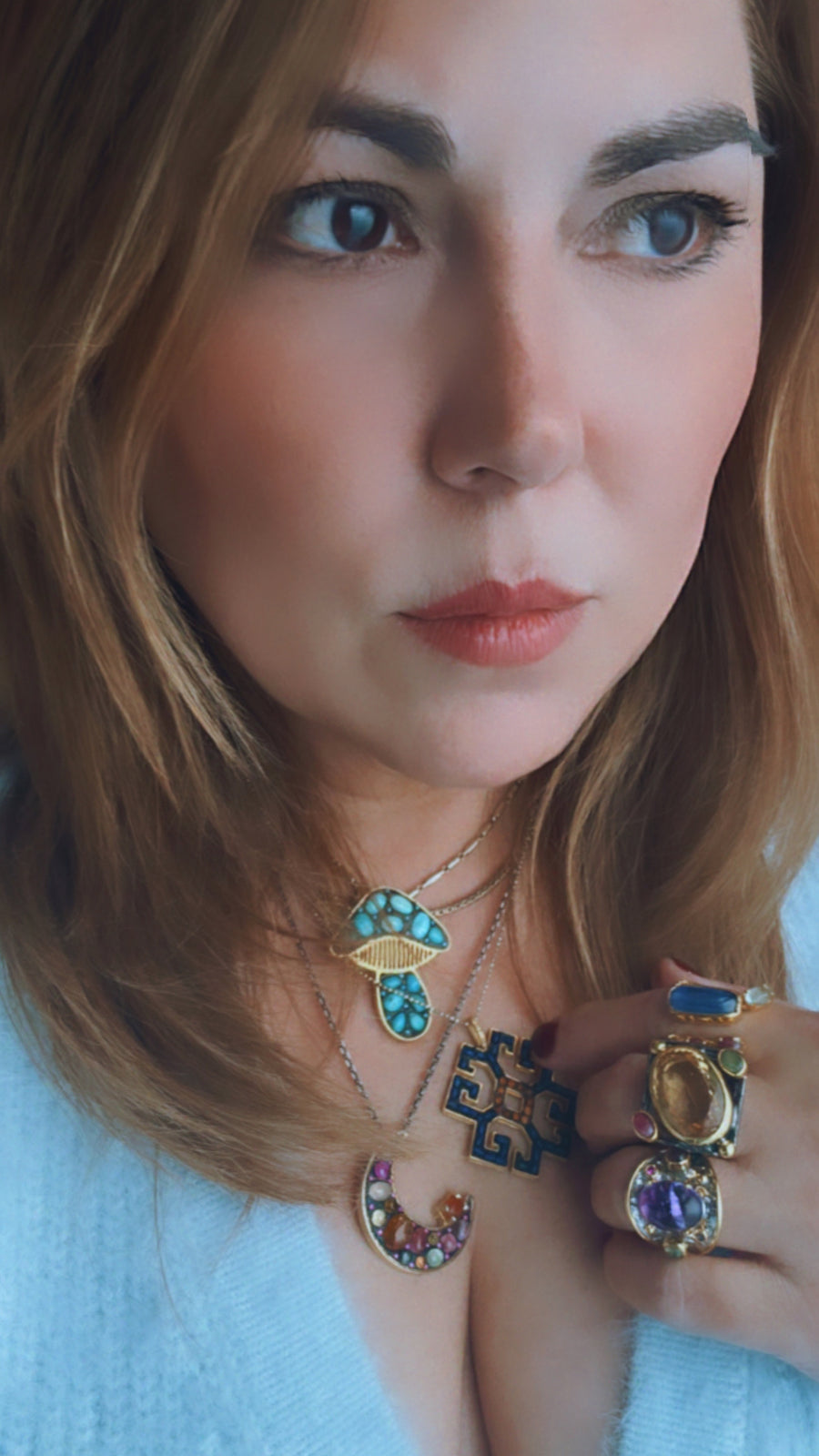Mantarlar (Lucky Mushroom)Pendant Necklace