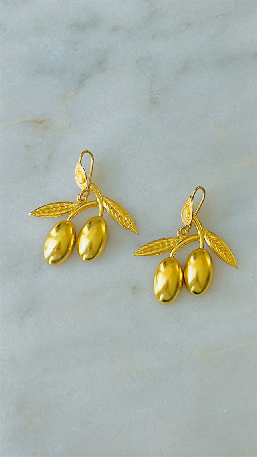 Olive earrings