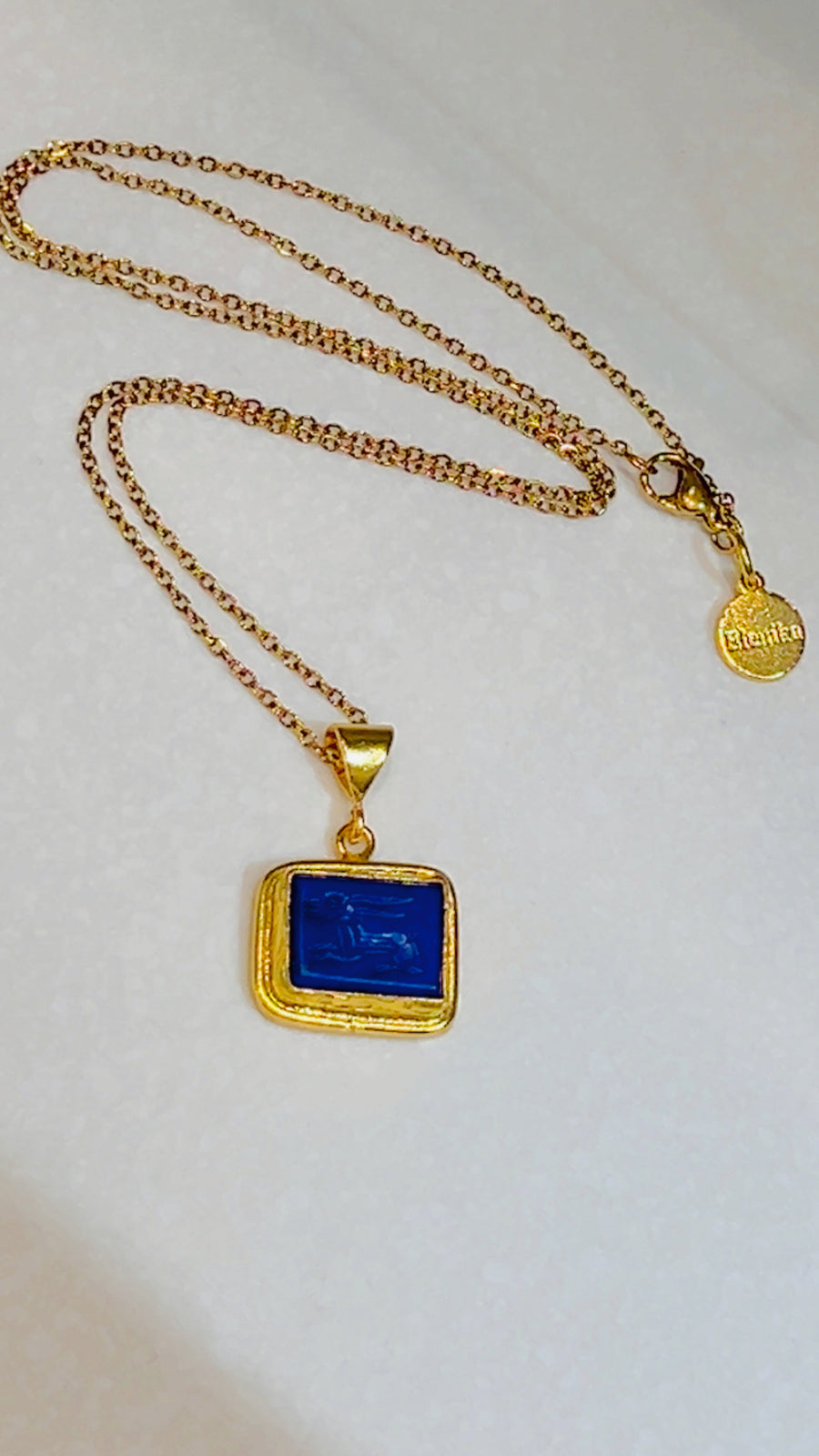Intaglio Amulet pendant necklace