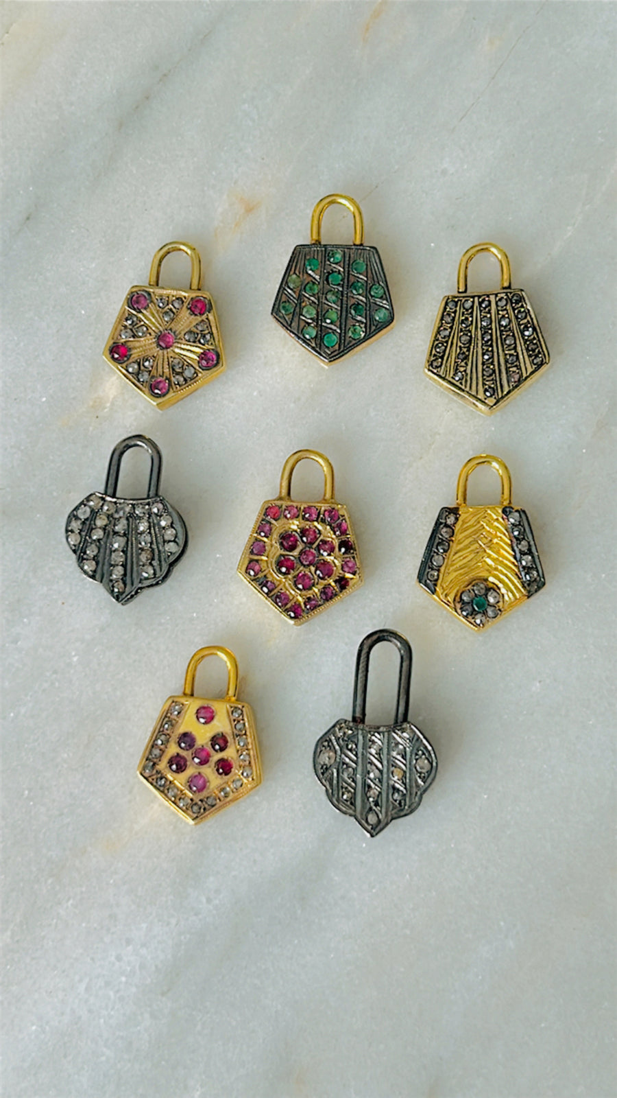 Byzantino Lock Pendants