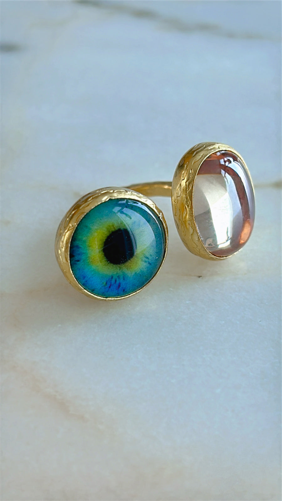 Evil eye & Stone Rings