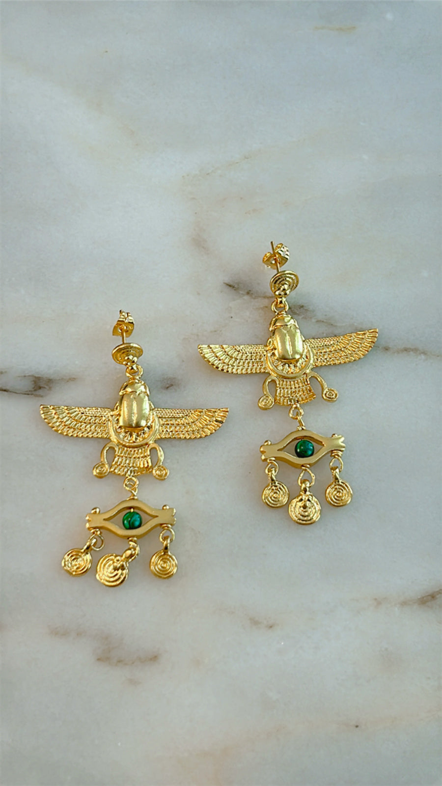 Egyptian Amulet Earrings (Isis)