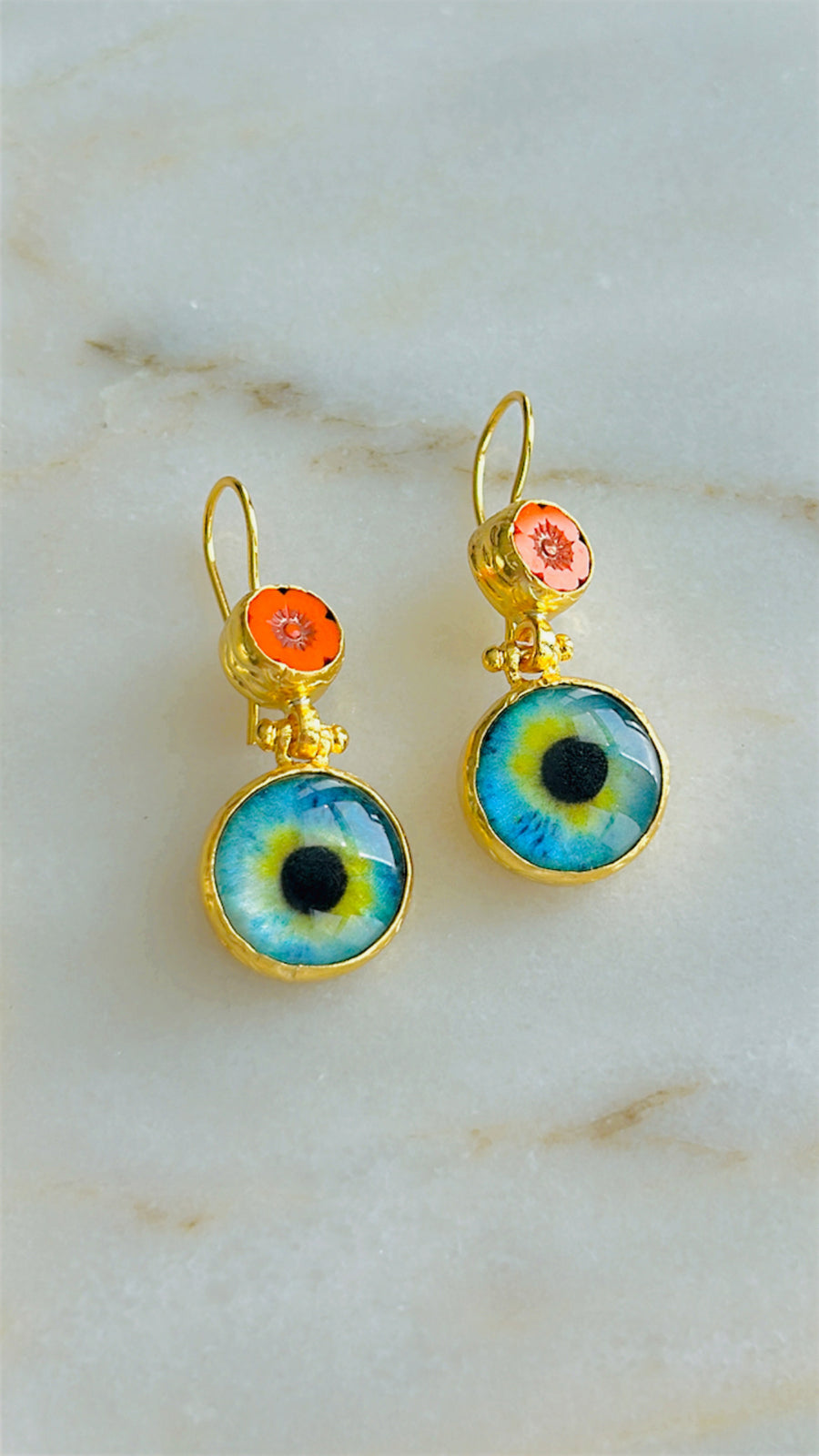 Jordana Earrings (evil eye)