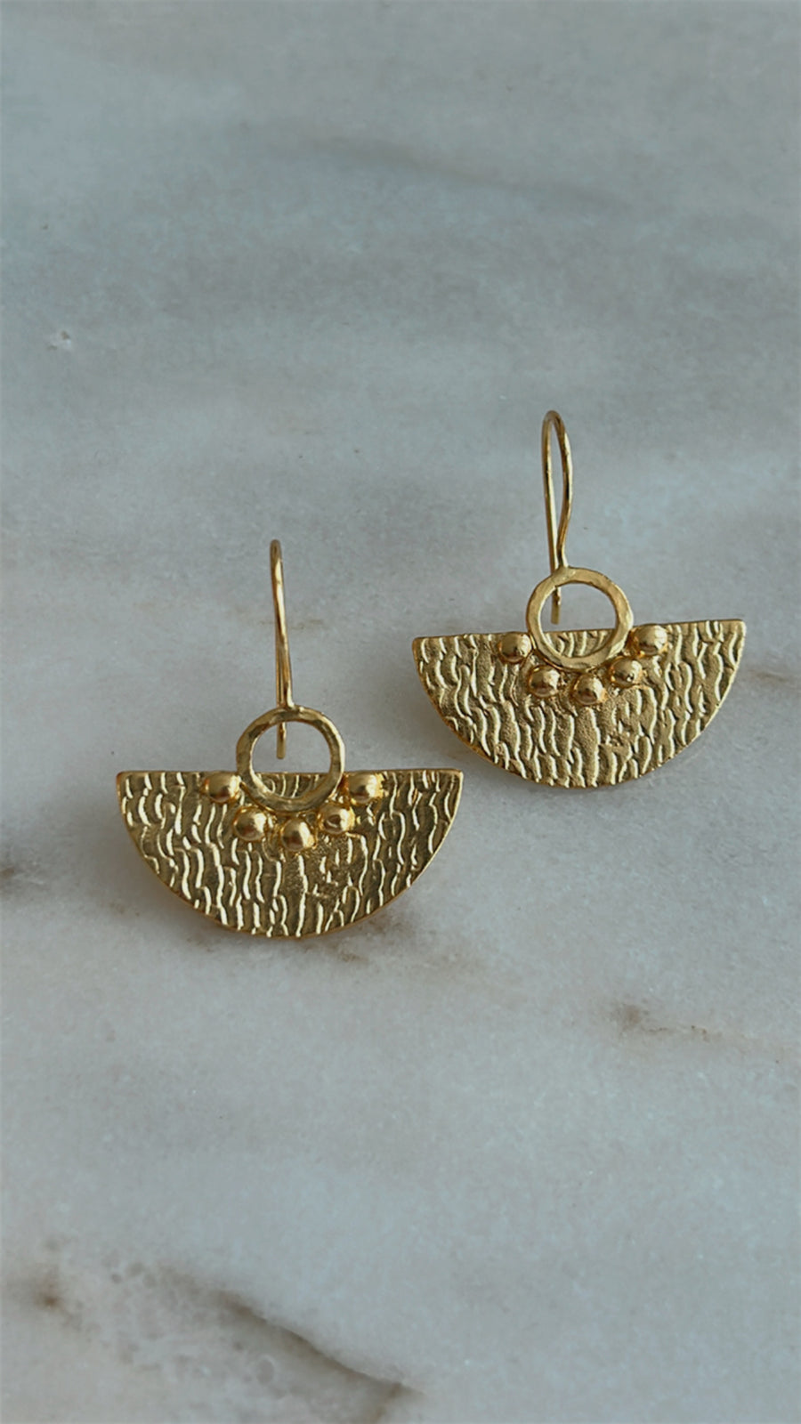 Golden Sevillana earrings