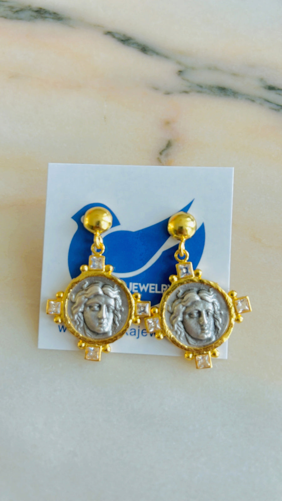 Moderna Coin Earrings