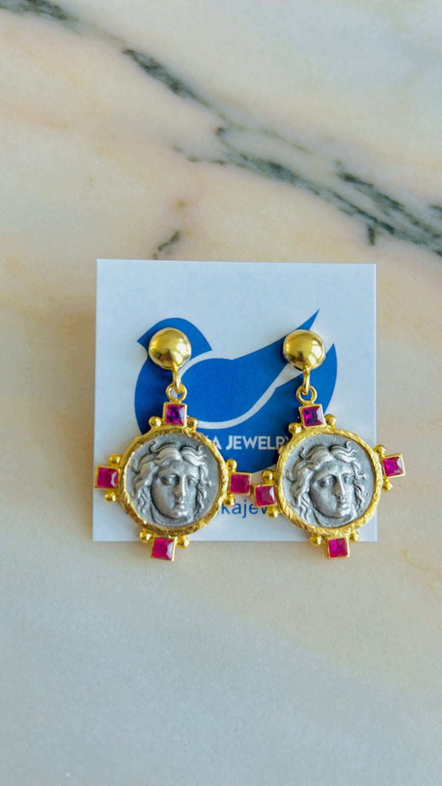 Moderna Coin Earrings