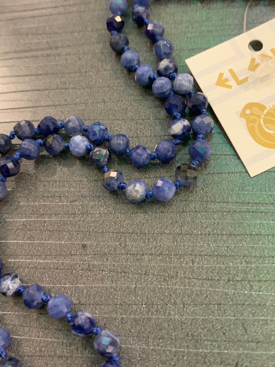 Lapis Lazuli Puka Necklace