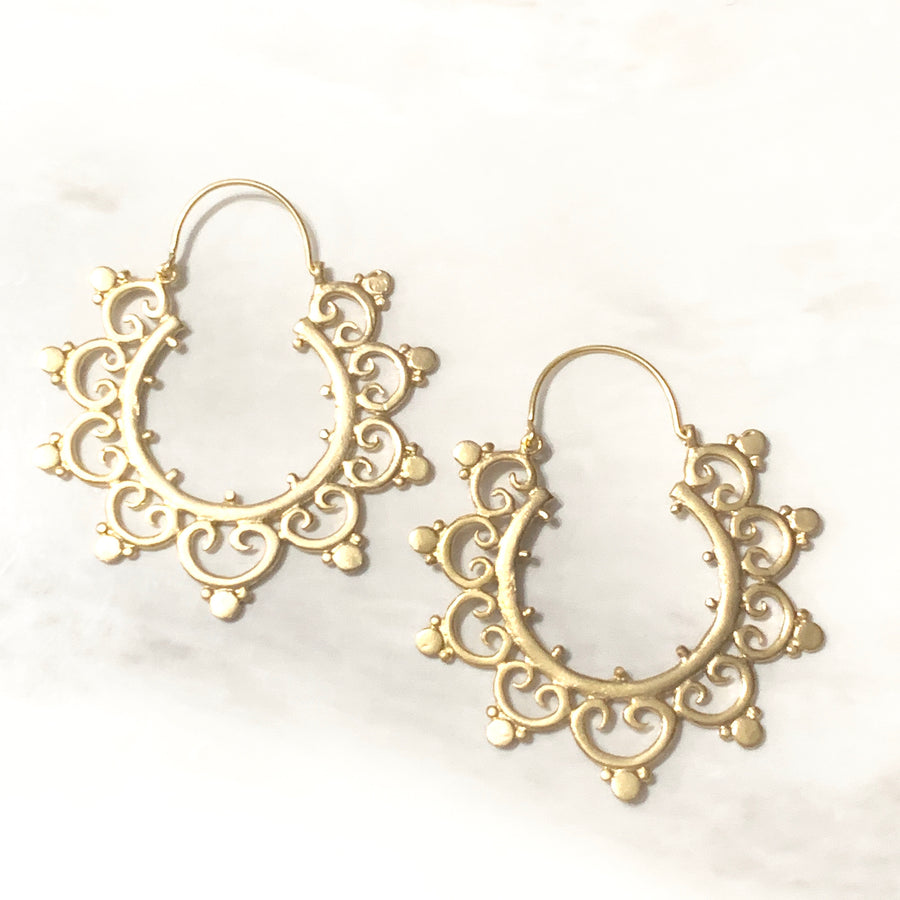 Persian Hoop Earrings